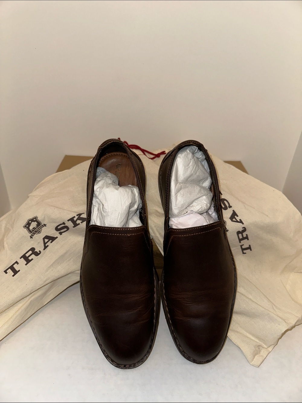 Trask Blaine Bison Leather Loafer